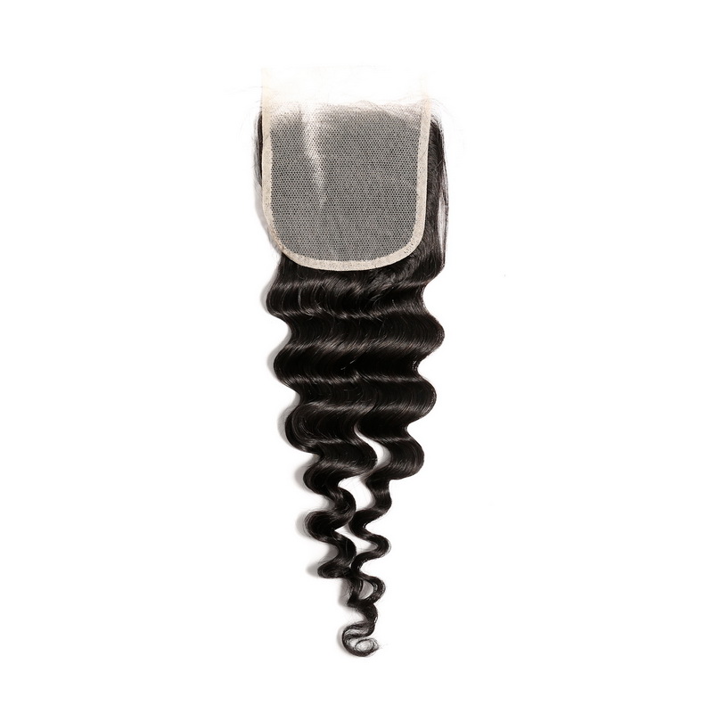 Virgin Hair Loose Deep 4x4 5x5 6x6 7x7 Transparent Lace Closure